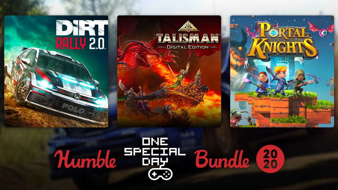 Immagine di Dirt Rally 2.0 e tanti altri titoli nel nuovo Humble One Special Day Bundle 2020