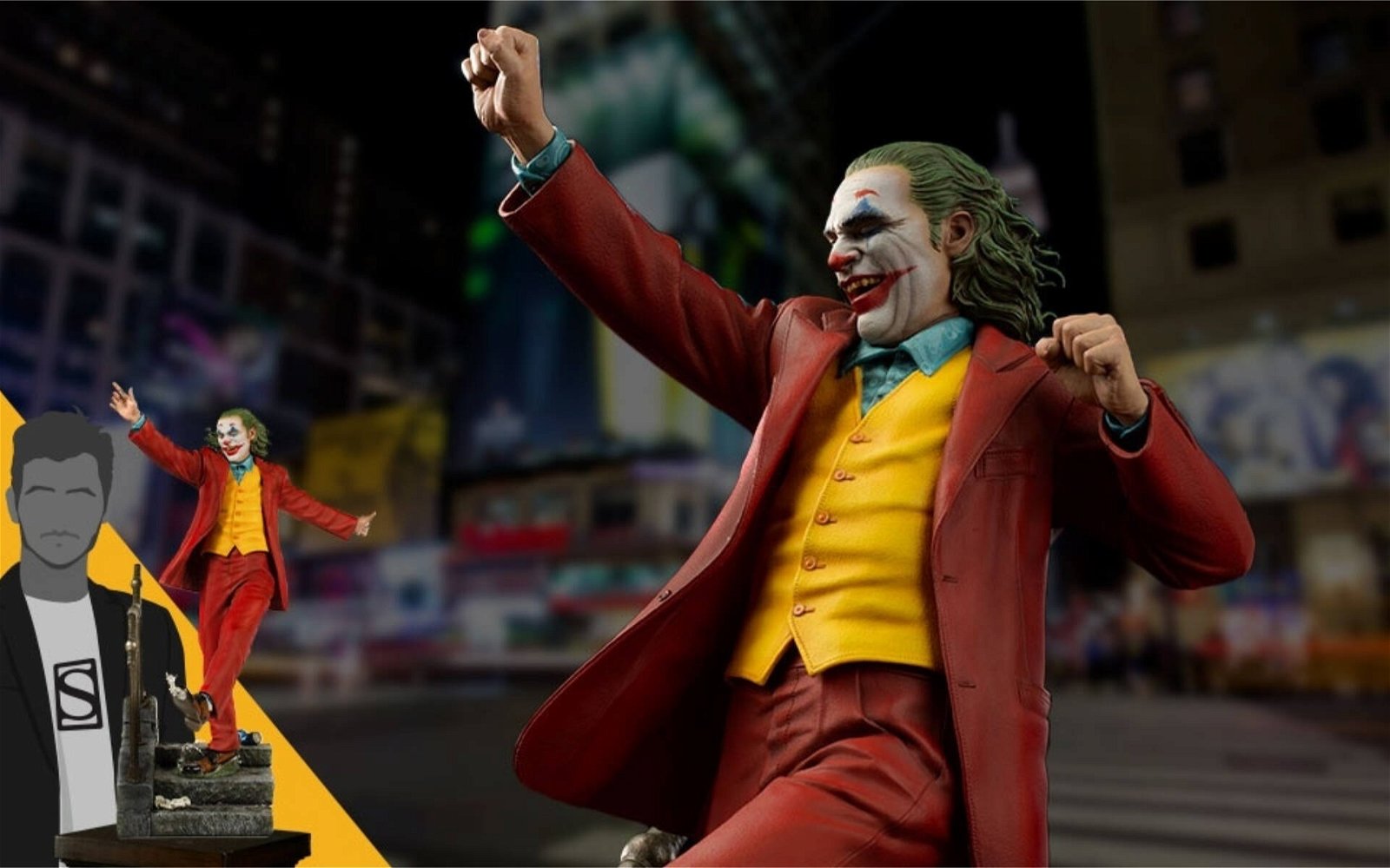 Immagine di The Joker, ecco l'enorme statua 1:3 di Iron Studios