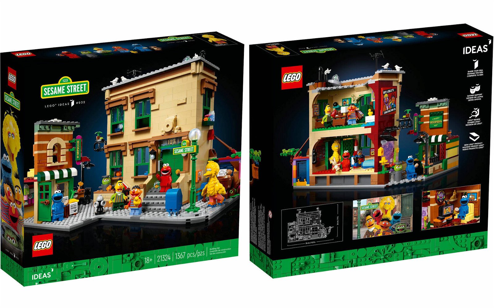 Immagine di LEGO: presentato il nuovo set Ideas # 21324 “123 SESAME STREET”