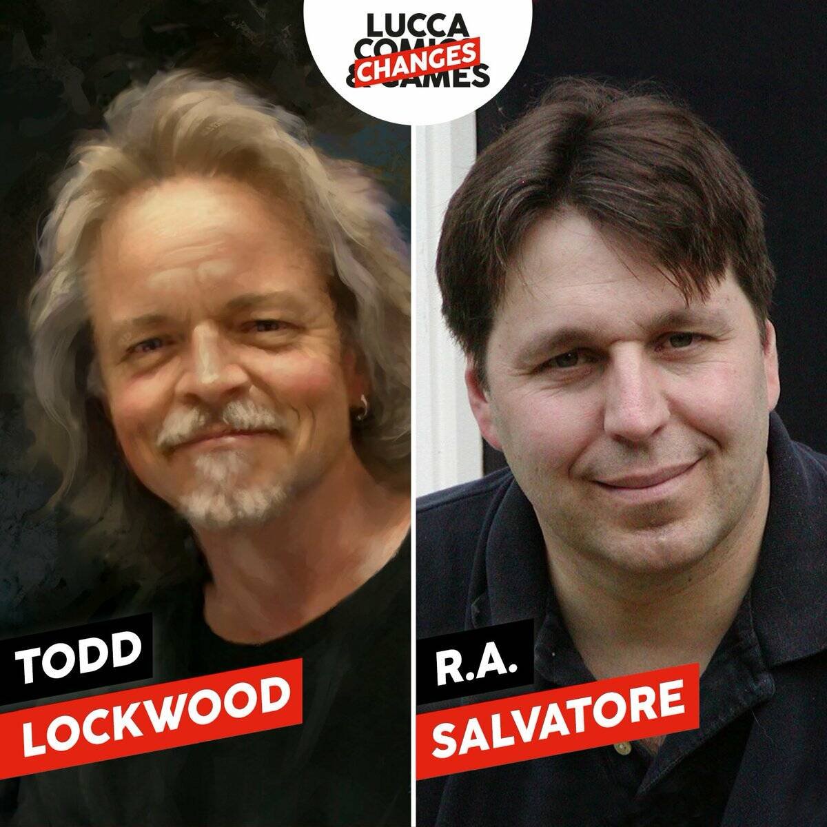 Immagine di Lucca Changes annuncia l'incontro digitale con R.A. Salvatore e Todd Lockwood