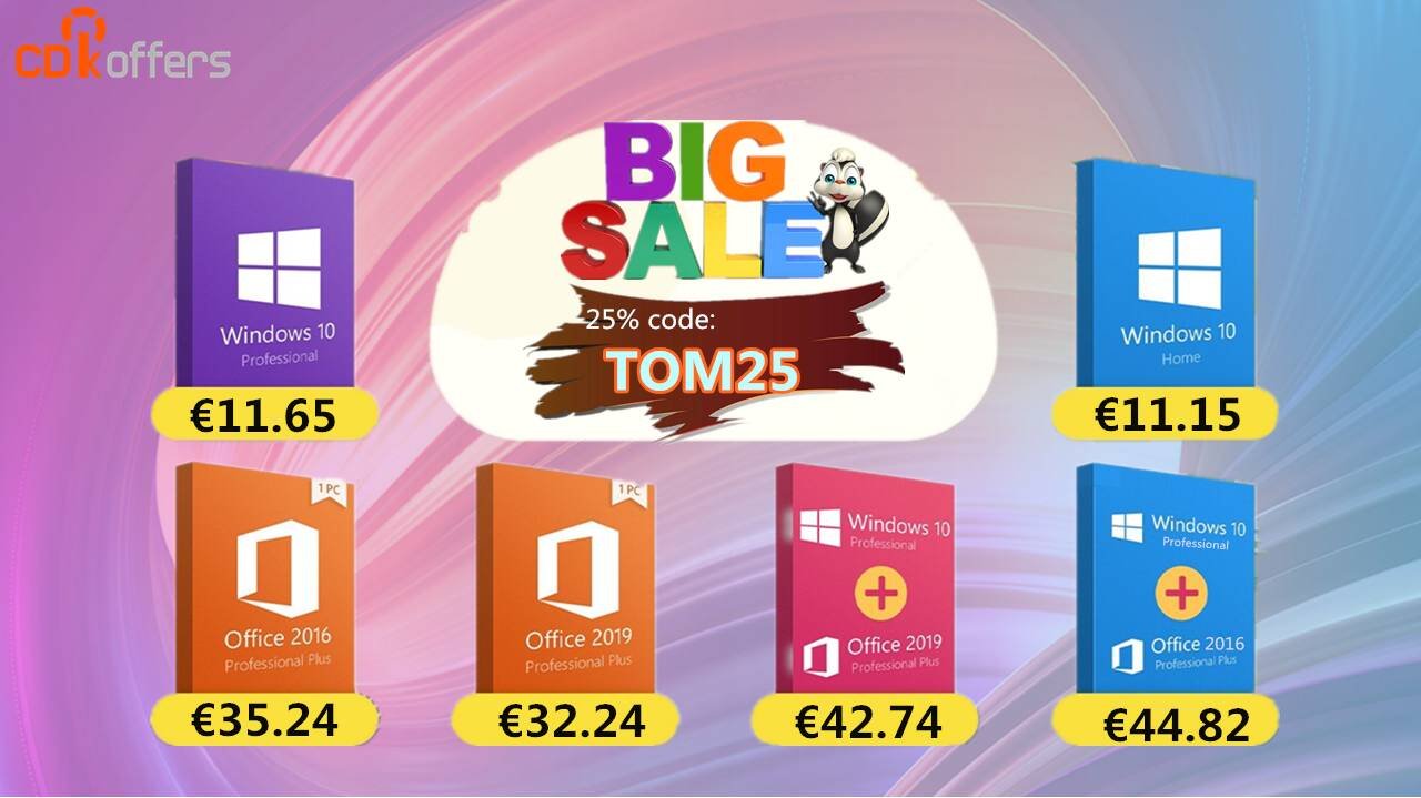 Immagine di Windows 10 Home OEM a poco più di 11 euro su CDKoffers