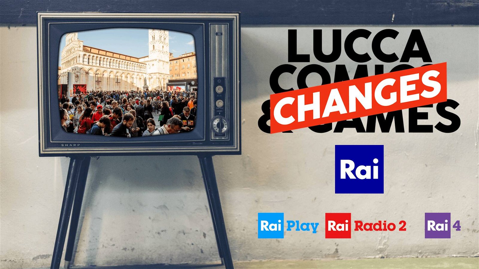 Immagine di Rai a Lucca Changes: tutto quello che bisogna sapere