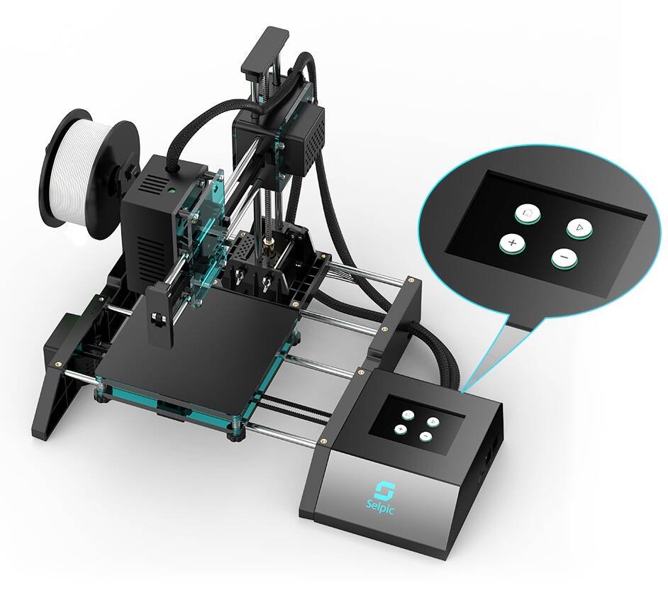 Immagine di Selpic Star A, l'economica stampante 3D open source disponibile su Kickstarter