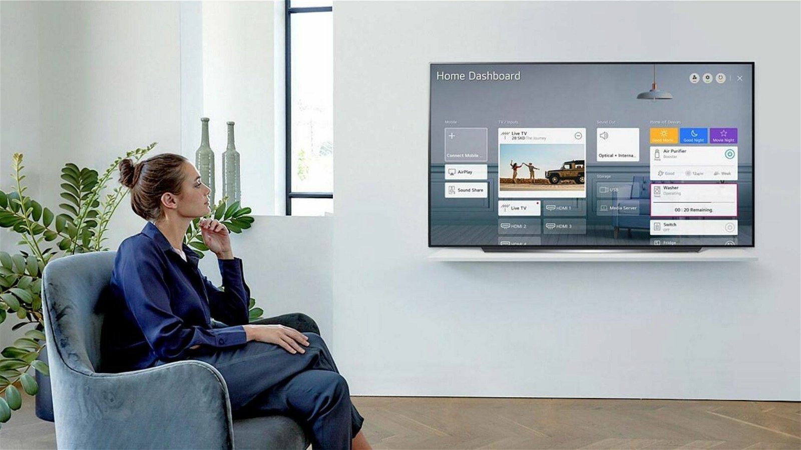 Immagine di 200€ di sconto sullo smart TV LG OLED da 55" nel Solo per oggi Mediaworld