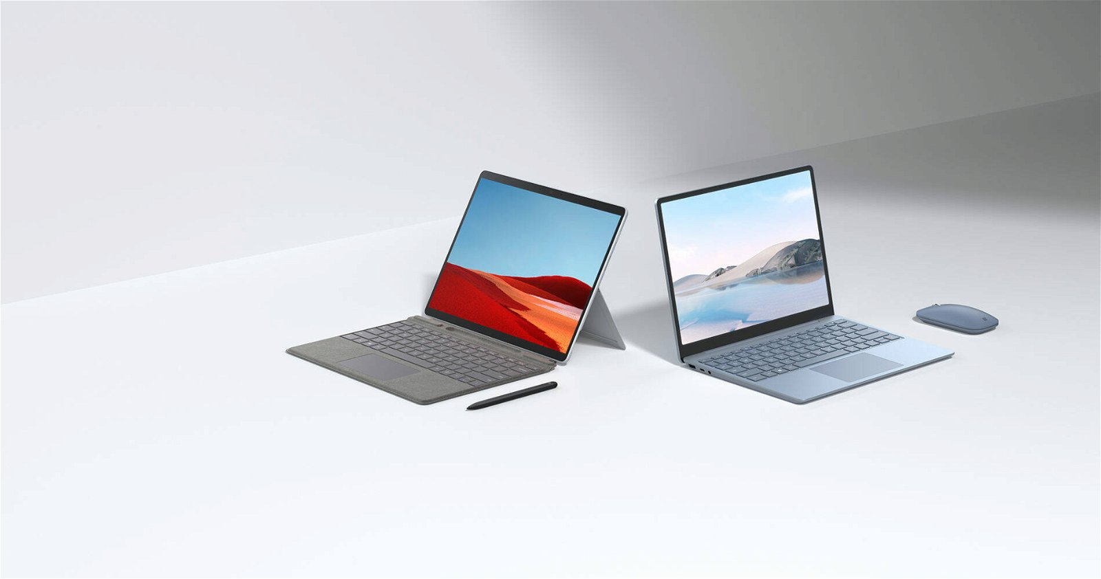 Immagine di Nuovi Microsoft Surface Laptop Go e Surface Pro X: sconti fino al 10% per studenti e fino a 500€ di sconto con il Trade-in