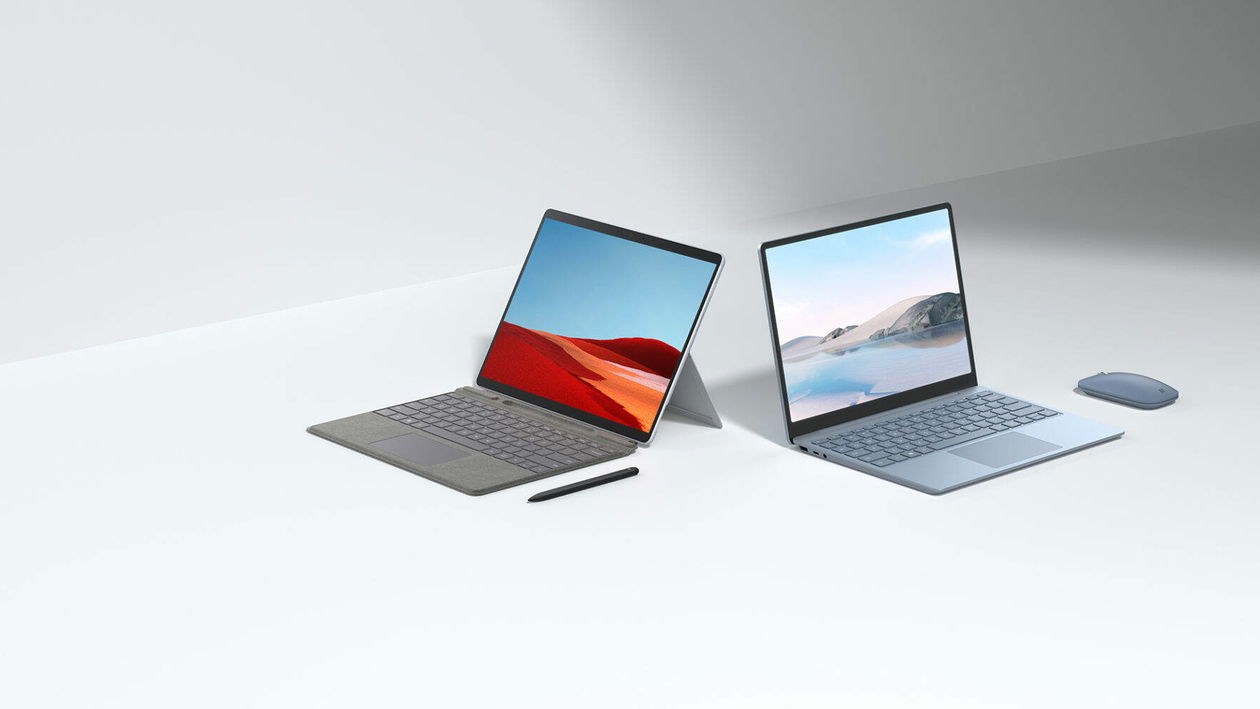 Immagine di Nuovi Microsoft Surface Laptop Go e Surface Pro X: sconti fino al 10% per studenti e fino a 500€ di sconto con il Trade-in