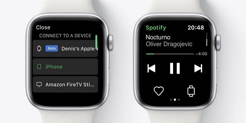 Immagine di Apple Watch, per Spotify non serve più un iPhone collegato