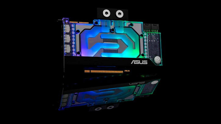 Immagine di ASUS e EKWB insieme per schede RTX 30 con waterblock preinstallato