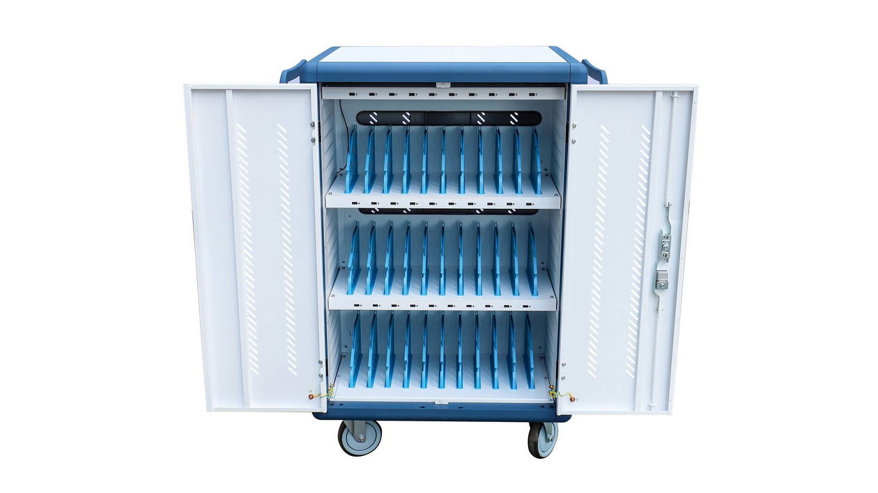 Immagine di Techly, i carrelli stazione di ricarica per notebook, tablet e smartphone