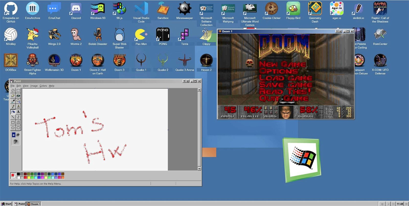 Immagine di EmuOS, tantissimi giochi e software classici disponibili via browser