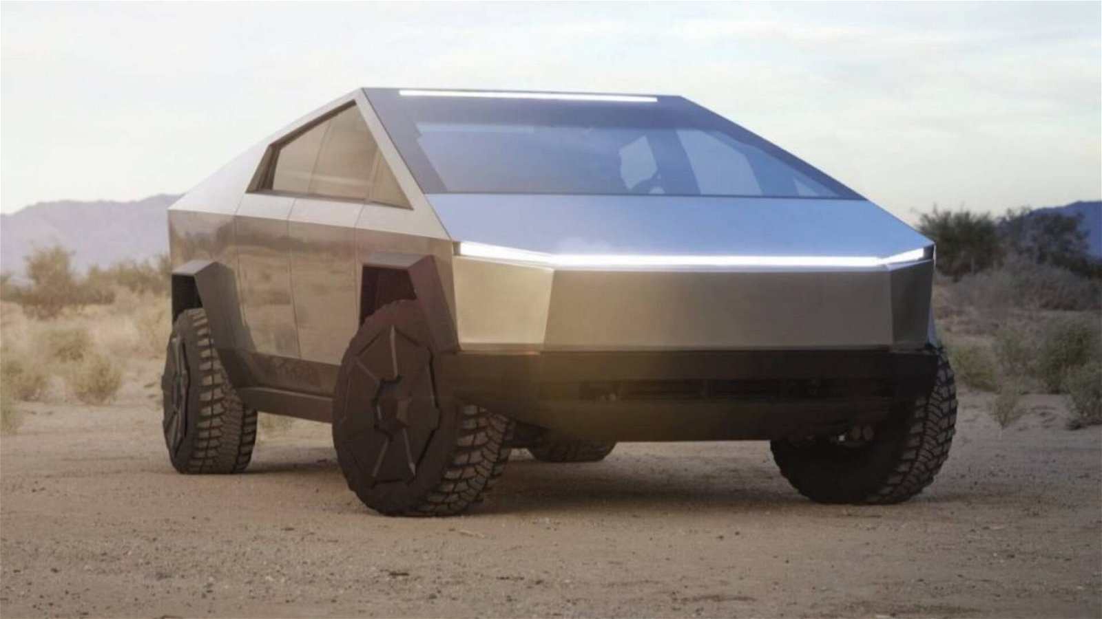 Immagine di Nuovo design di Tesla Cybertruck: sarà svelato tra un mese