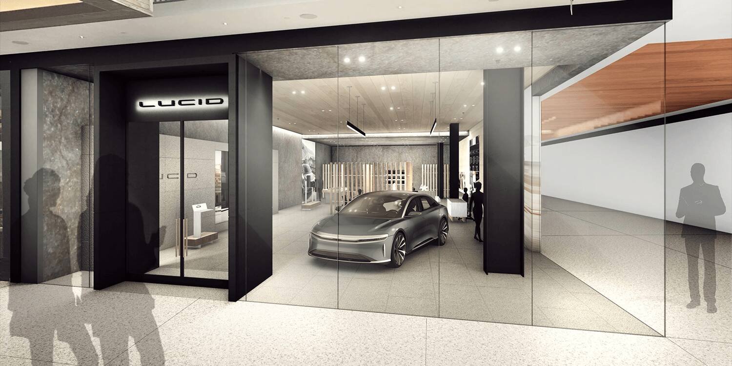 Immagine di Lucid Motors, due nuovi showroom in California