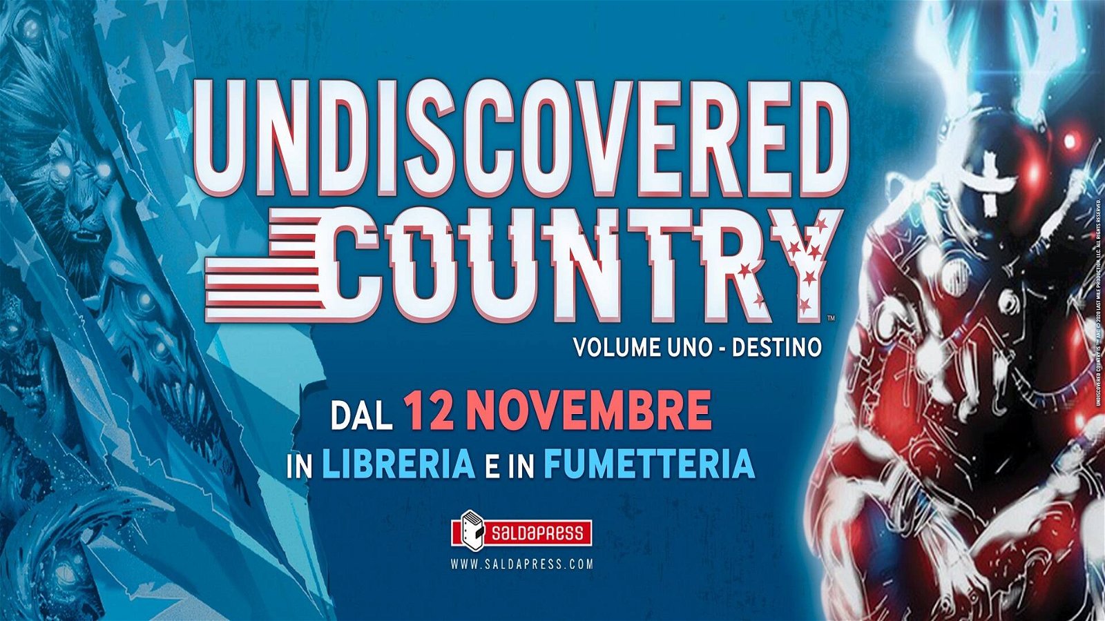 Immagine di Undiscovered Country, la presentazione saldaPress con Giuseppe Camuncoli