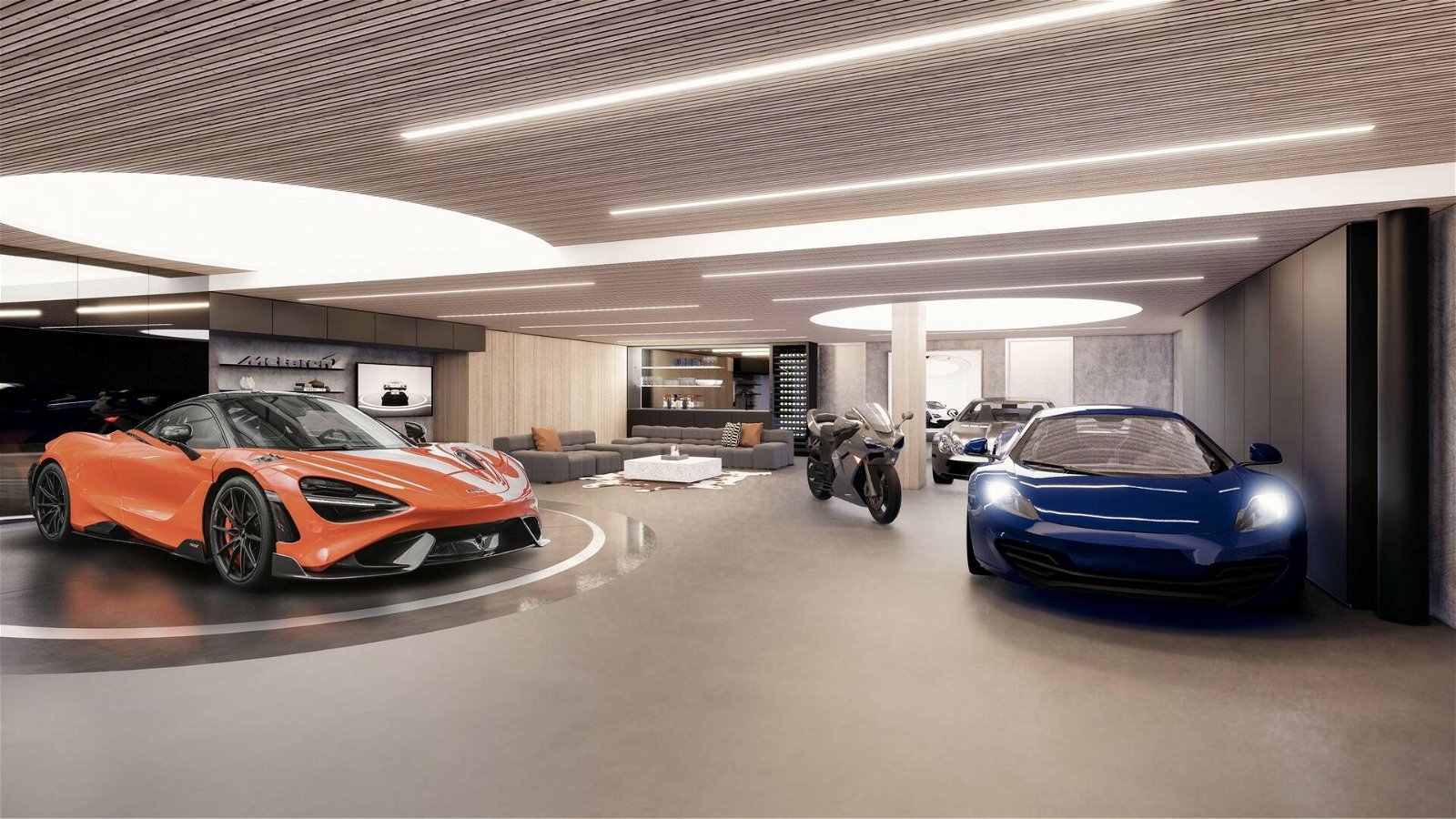 Immagine di McLaren presenta un Super Garage da 13 milioni di euro, con penthouse annessa