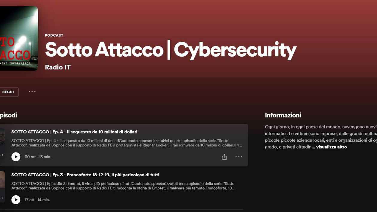 Immagine di I grandi attacchi informatici raccontati nei podcast