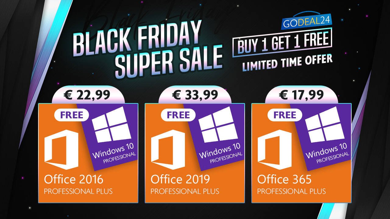 Immagine di Windows 10 gratis se acquisti Microsoft Office: ecco il Black Friday di GoDeal24.com
