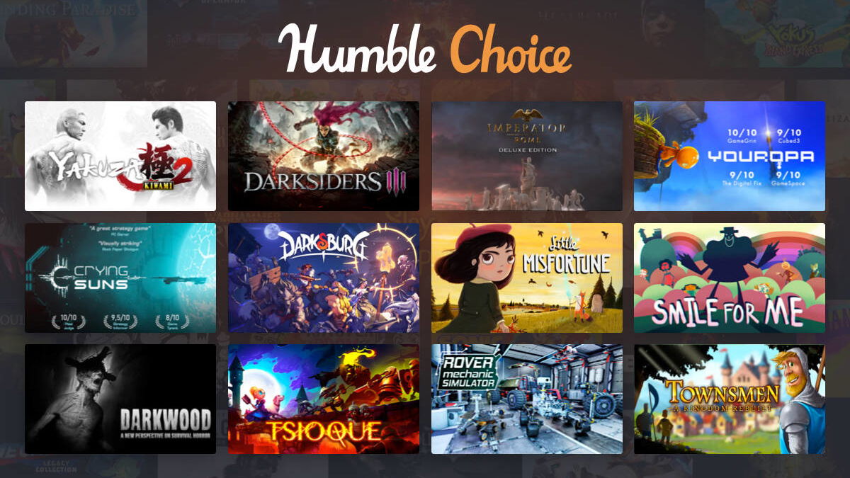Immagine di Humble Choice Premium: 45% di sconto sull'abbonamento annuale per il Black Friday