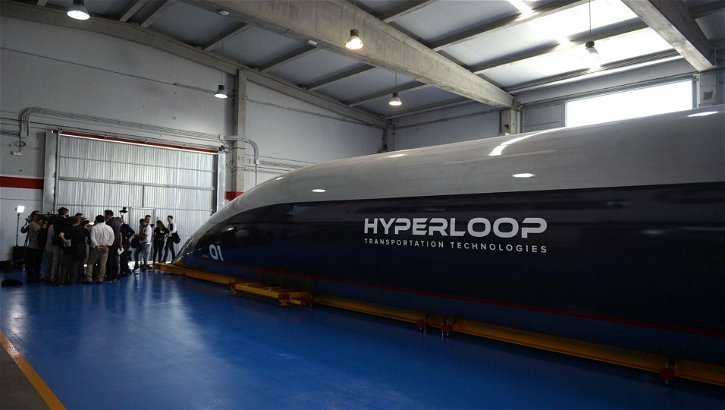 Immagine di Primo test con persone a bordo per il treno supersonico Hyperloop