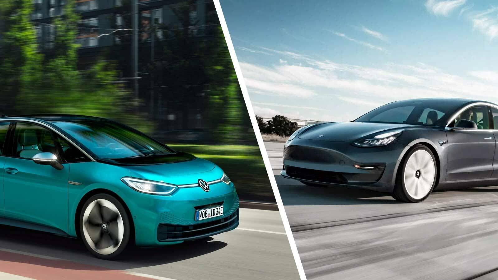 Immagine di Dieci motivi per scegliere una Tesla Model 3 o una VW ID.3