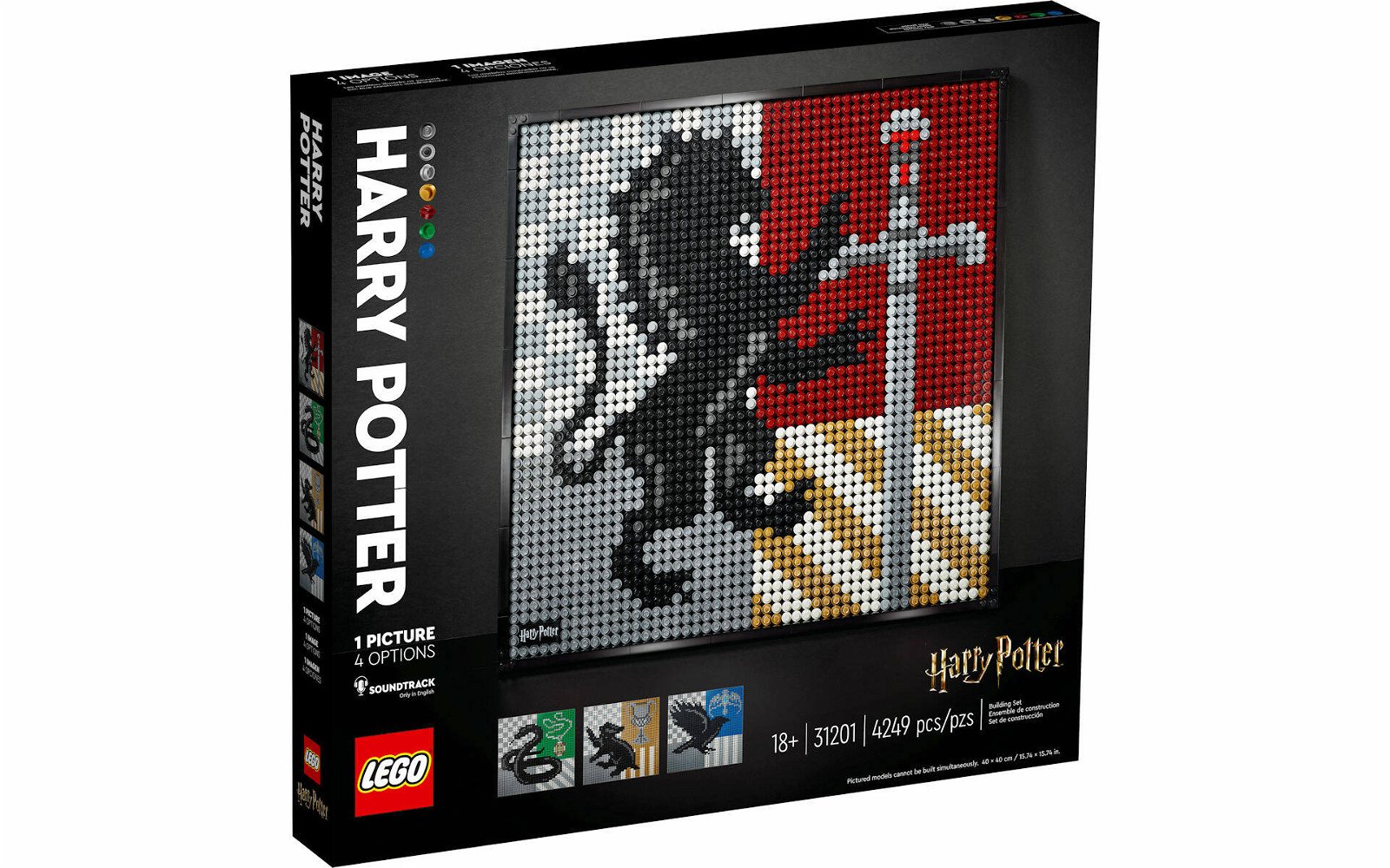 Immagine di E' dedicato a Harry Potter il nuovo mosaico LEGO Art