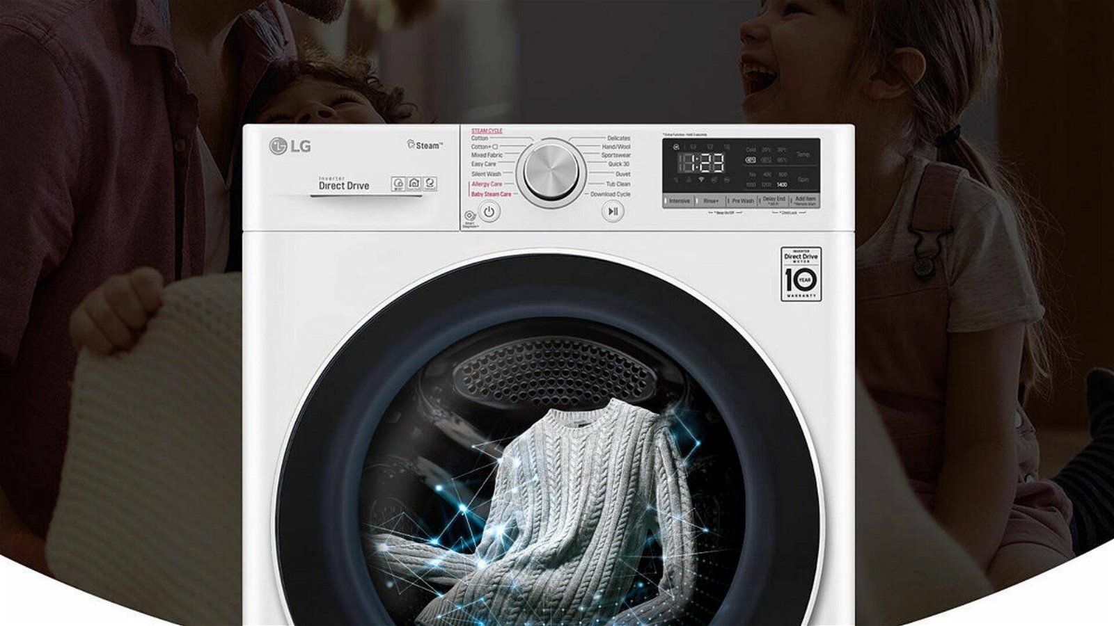Immagine di Lavatrice LG F4WV508S0 a soli 449€ nelle offerte del giorno Mediaworld