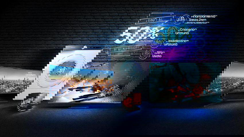 Immagine di Super sconti fino al 50% per il Black Friday del Samsung Store