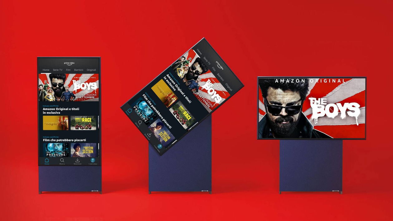 Immagine di Offerte del giorno Amazon: smart TV Samsung The Sero in sconto di 300€!