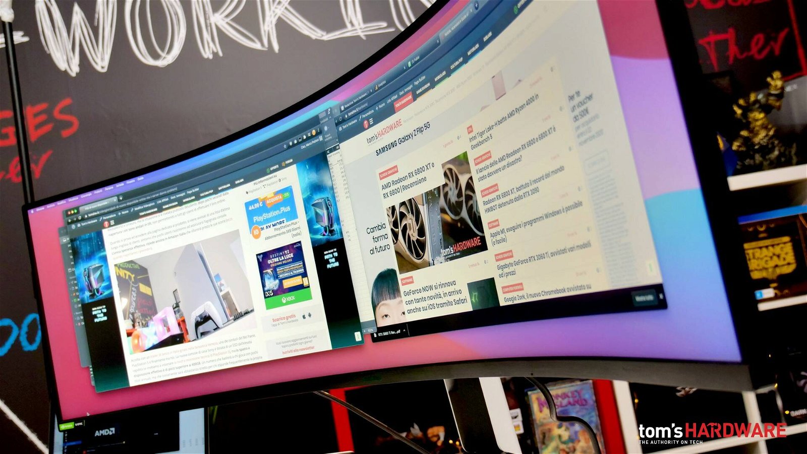 Immagine di Samsung presenta i primi monitor da gaming Mini LED e le nuove TV Freesync Premium