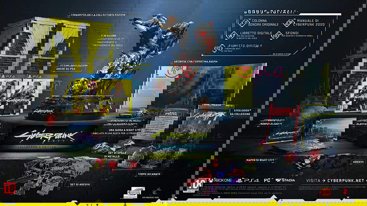 Immagine di [AGGIORNATA] Collector's Edition di Cyberpunk 2077 di nuovo disponibile su Amazon!