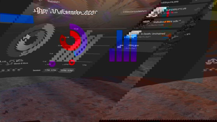 Immagine di Oculus Move, un incentivo per stare in forma con la VR