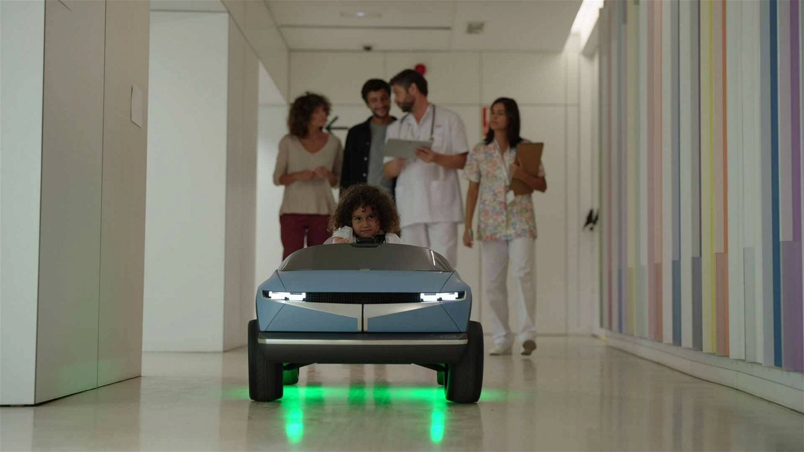 Immagine di Hyundai, un’inedita 45 EV per regalare un’esperienza migliore ai piccoli pazienti