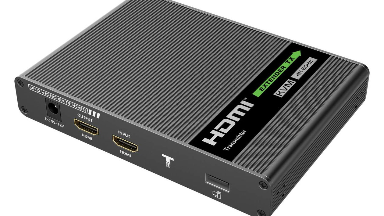 Immagine di Techly presenta il nuovo Extender HDMI KVM 4K con connessione fino a 70m