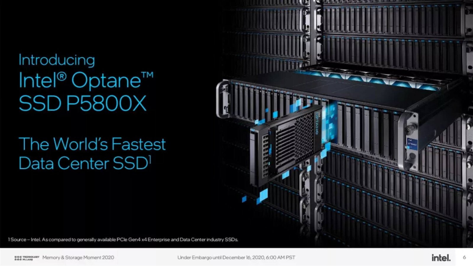 Immagine di Intel, ecco l'SSD più veloce al mondo: Optane P5800X