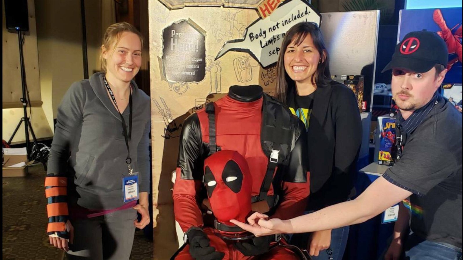 Immagine di Deadpool Interactive Head, interview with Becky Nuger and Brian Torney, developers.