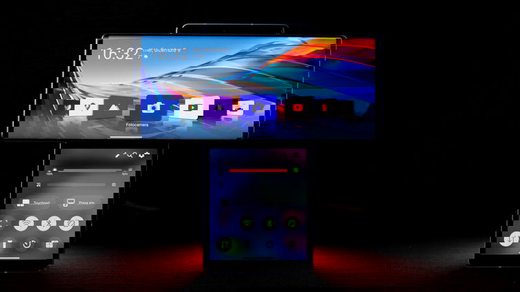 Immagine di Lo smartphone più compatto è fatto così, con (metà) LG Wing!