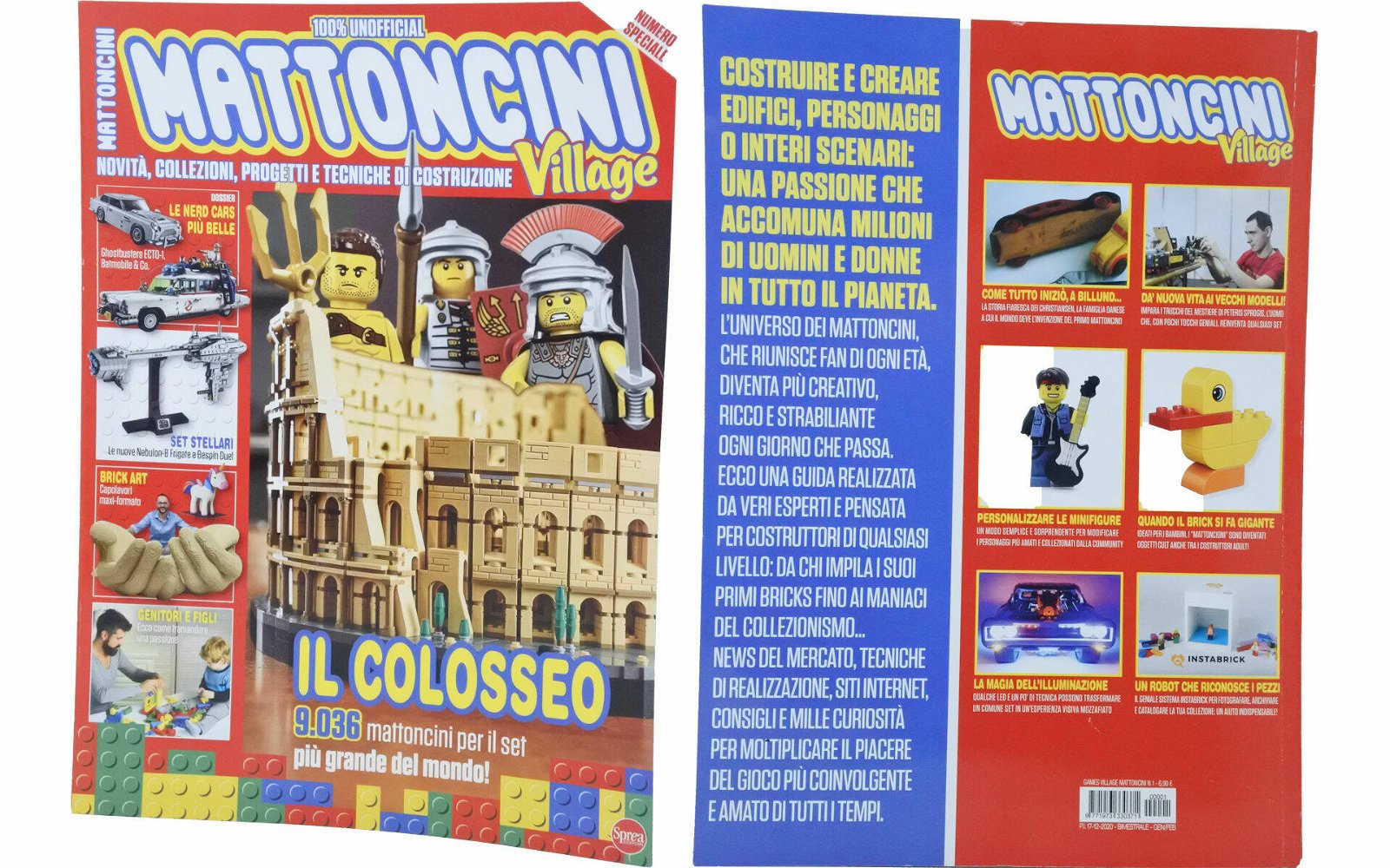 Immagine di E' nuova, è italiana, è originale: Mattoncini Village è in edicola