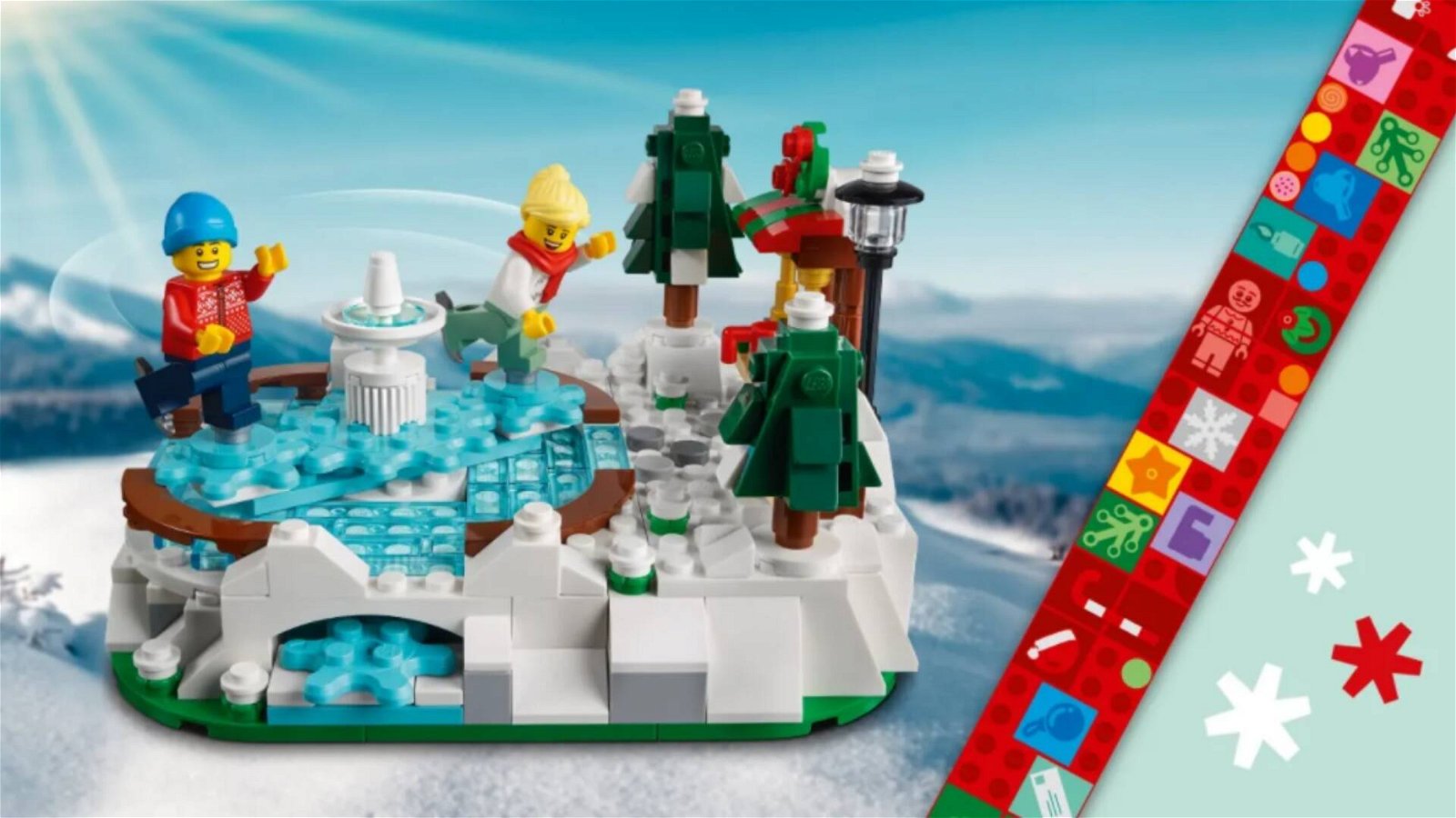 Immagine di Set pista di pattinaggio in omaggio da Lego Shop