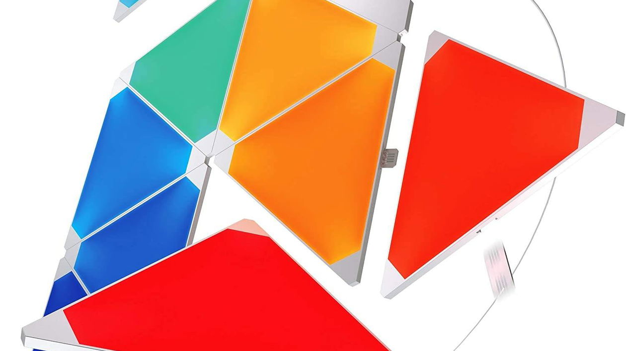 Immagine di Illumina la tua stanza gaming con i pannelli Nanoleaf in offerta per il Prime Day