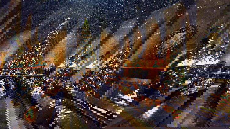 Immagine di Arriva il Christmas in Wizarding World per addobbare la Sala Grande di Harry Potter