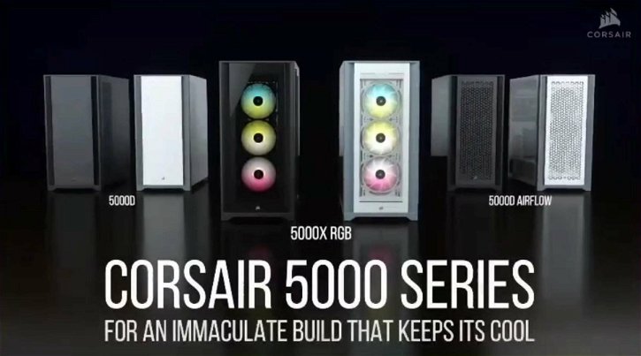Immagine di Corsair 5000 Series: spazio, eleganza e ottimo airflow per i nuovi case mid tower