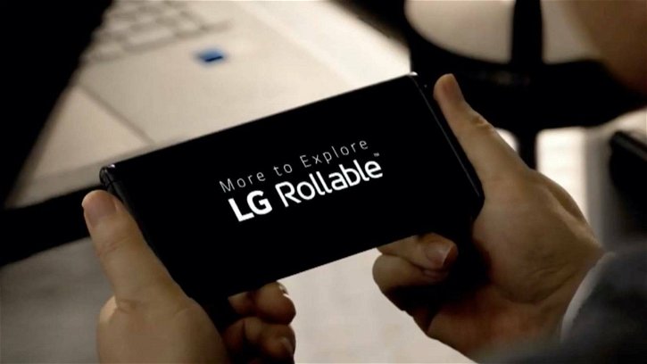 Immagine di LG Rollable: lo smartphone che si arrotola si mostra al CES 2021