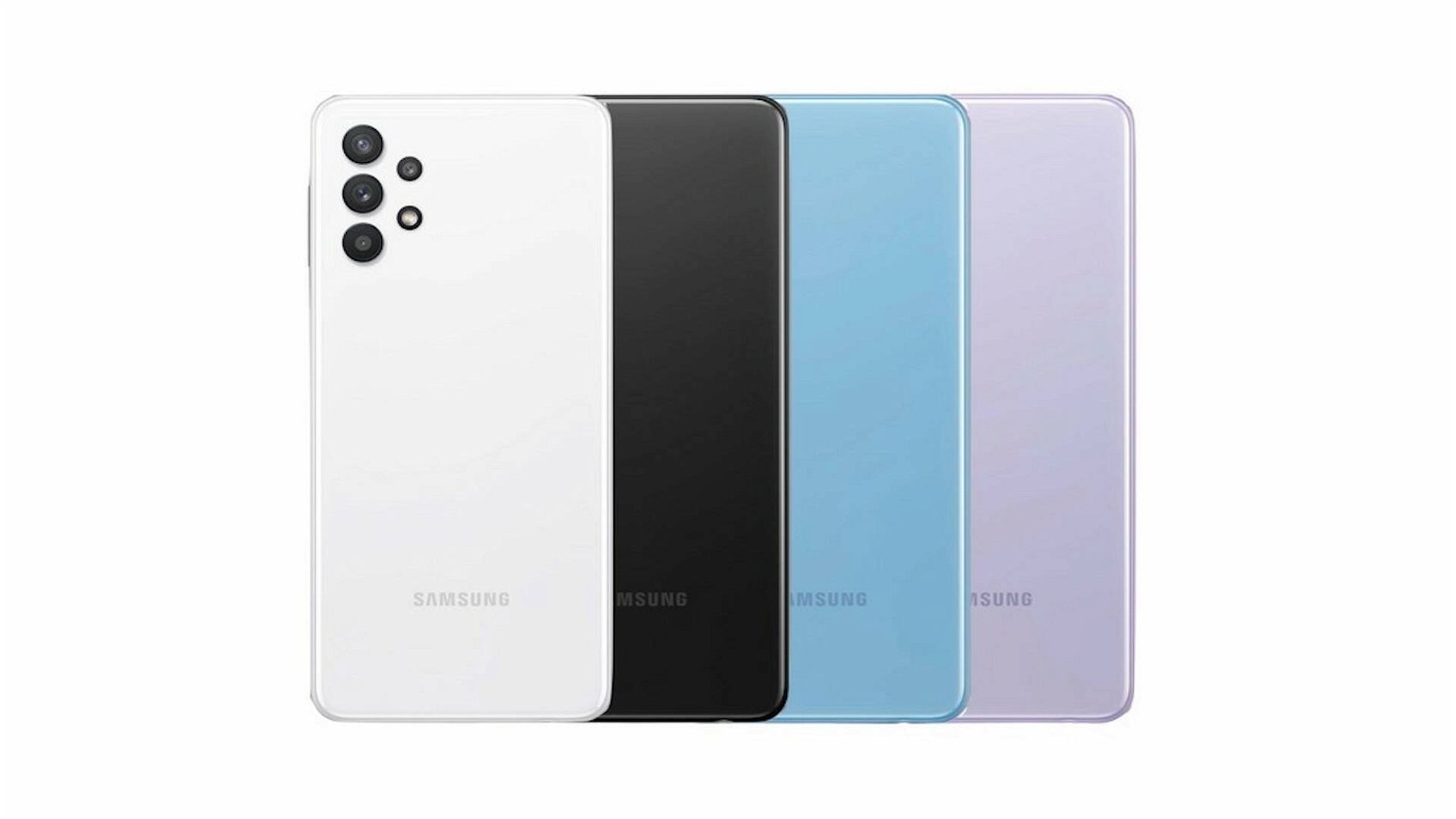 Immagine di Samsung Galaxy A32 ufficiale: 5G e tanta autonomia