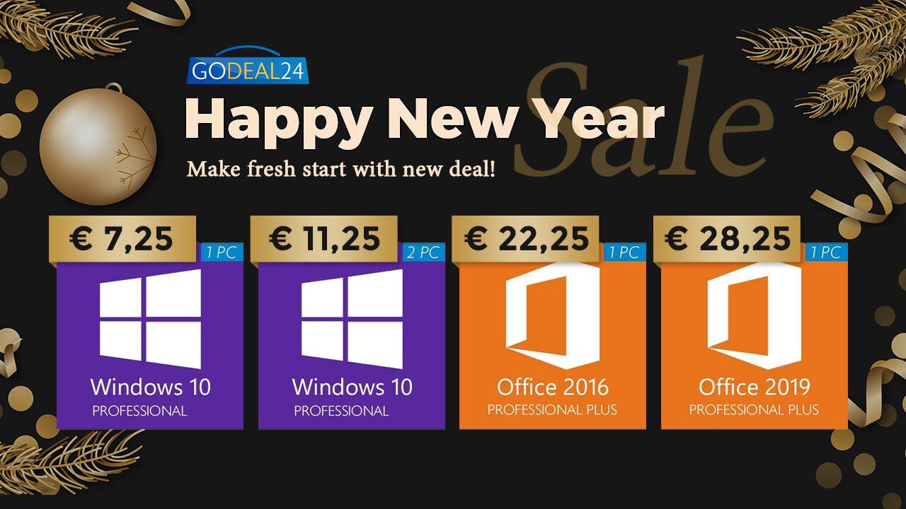 Immagine di Solo 5 € per Windows 10, gratis con Microsoft Office: gli sconti Godeal24
