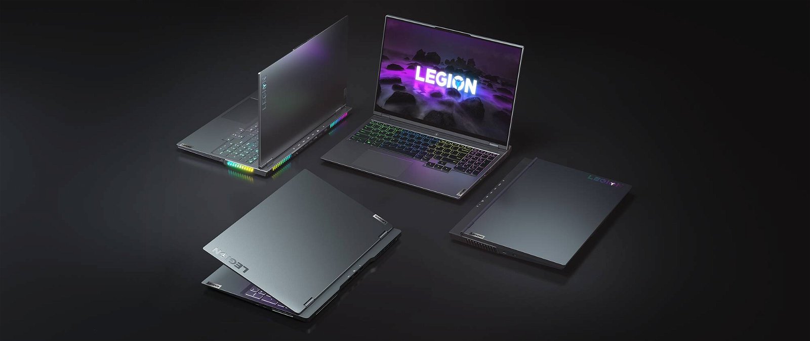 Immagine di Lenovo Legion, laptop da gaming con AMD Ryzen e Nvidia RTX di nuova generazione