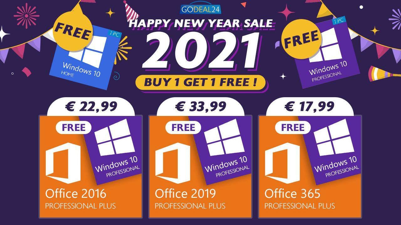 Immagine di Windows 10 gratis con Microsoft Office: primi sconti 2021 targati GoDeal24