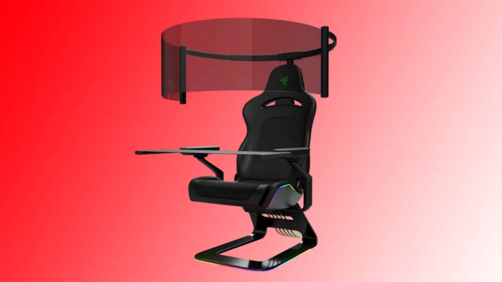 Immagine di Razer, la sedia gaming del futuro avrà anche uno schermo OLED pieghevole?
