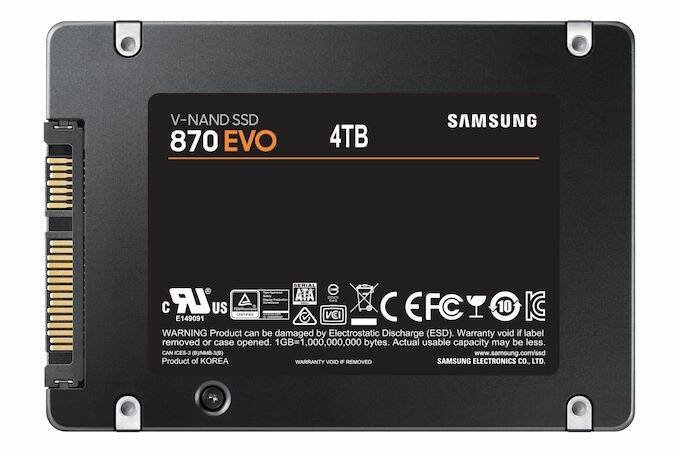 Immagine di Samsung, ecco i nuovi SSD 870 EVO con flash TLC a 128 layer