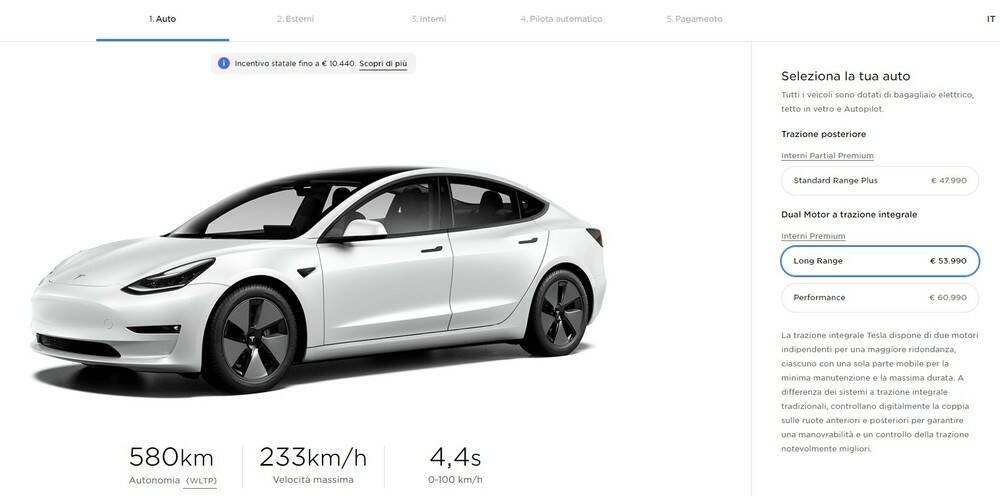 Immagine di Tesla taglia i prezzi di Model 3: ora disponibile da 38mila euro