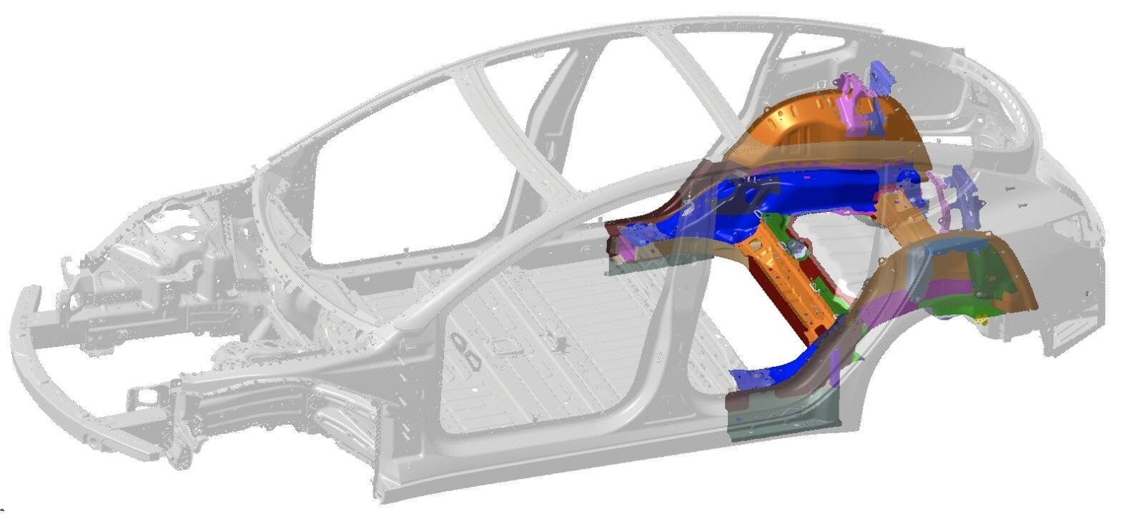 Immagine di Tesla Model Y semplifica il processo di produzione