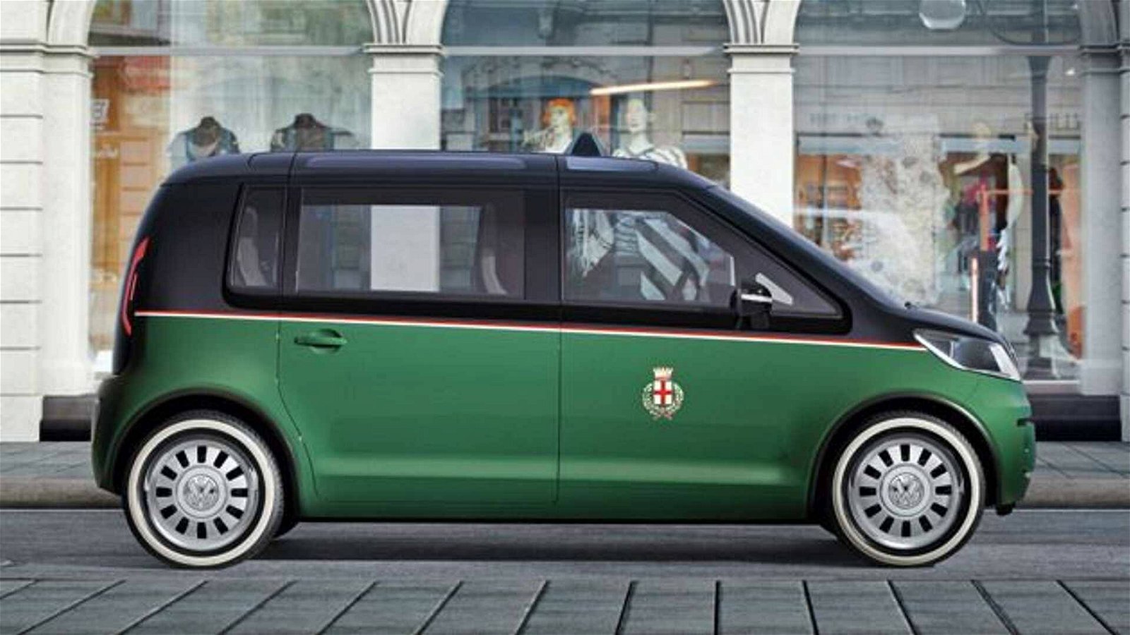 Immagine di Volkswagen Taxi Milano: innovativo ed ecologico, mai entrato in produzione